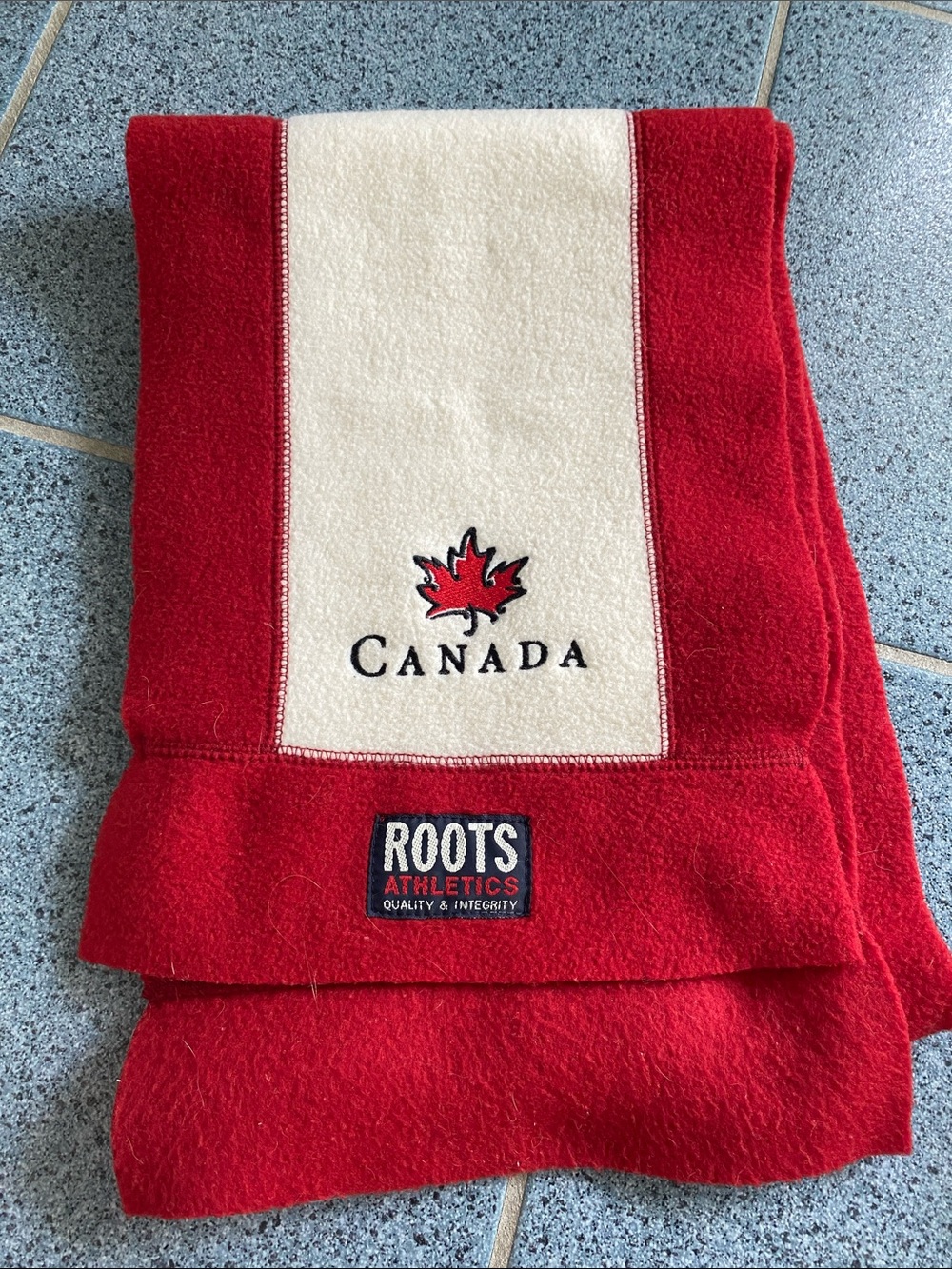 Vintage ROOTS ATHLETIC Scarf - Made in Canada